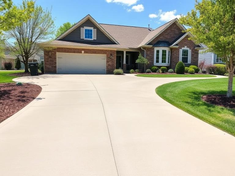 concrete driveway contractor Des Moines Iowa