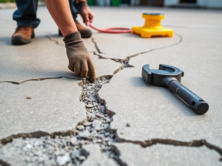 concrete repair contractor Des Moines Iowa