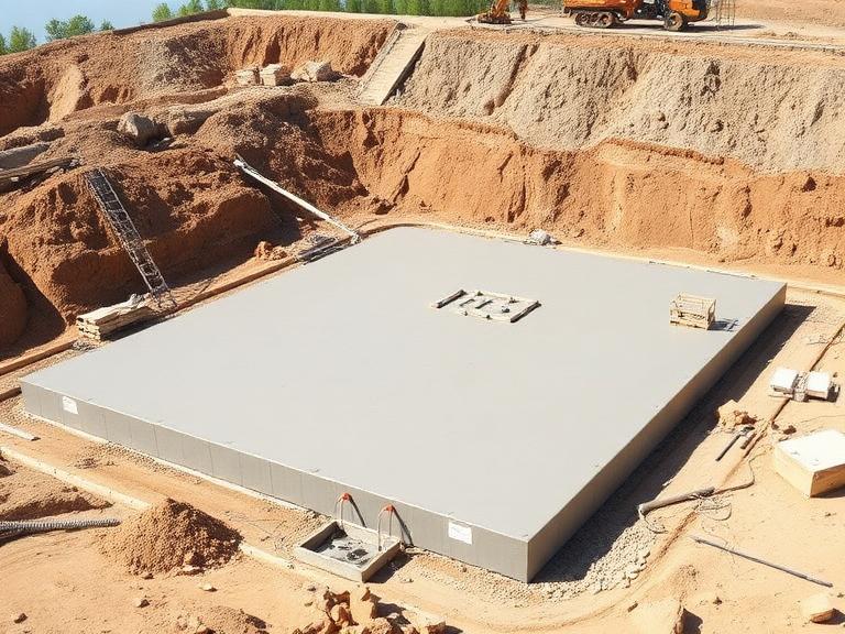 concrete slab contractor Des Moines Iowa